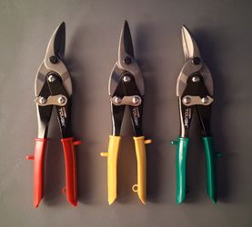 Heavy Duty Metal Cutting Snips 3pc Set
