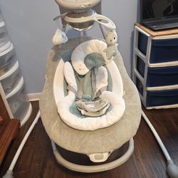 Ingenuity InLighten 2-in-1 Baby Swing And Rocker