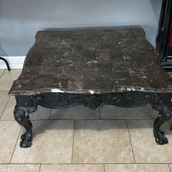 Marble coffee table
