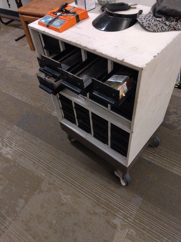 24 Drawer Parts Cabinet