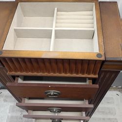 Jewelry Cabinet Armoire Jewelry Box Storage Chest Stand Organizer 