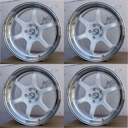 NEW SET 19 INCH RG-D2 ADVAN STYLE WHEELS RIMS 19X8.5 +35 (5X114.3) CB: 73.1