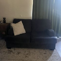 Dark Grey Small Couch in good condition 