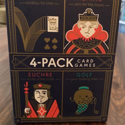 Buffalo 4 Pack Card Games
