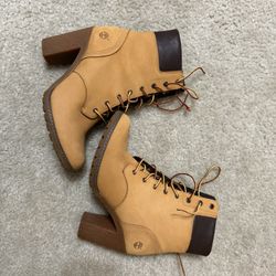 Timberland Heel Boots Size 8.5