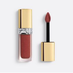 NEW IN BOX AUTHENTIC DIOR Rouge Dior Forever Liquid Sequin Lipstick #843 Divine FULL SIZE SOLD OUT EVERYWHERE.