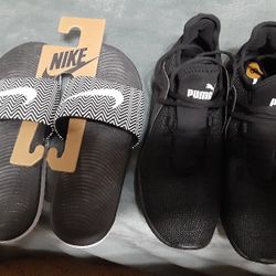 Nike Sandals And Puma Shoes 