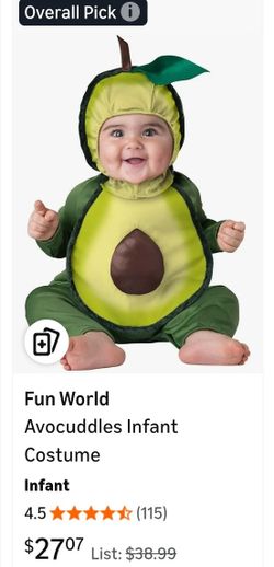 Avocado Costume Size 12-18 Months