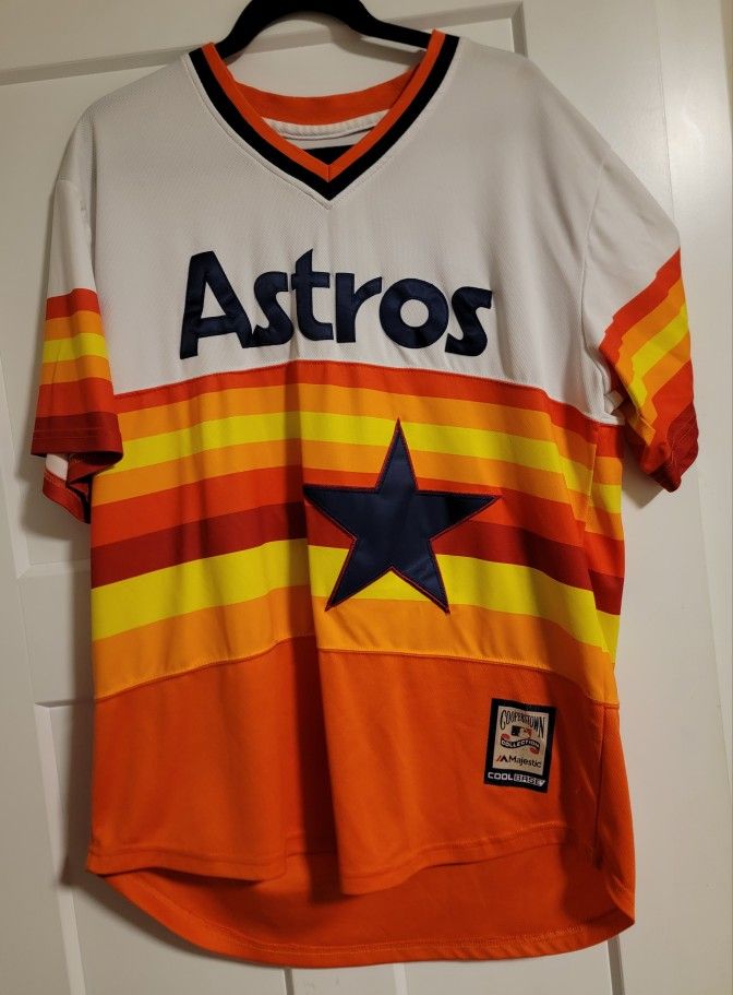 Large Nolan Ryan Vintage Astros #34 Baseball Jersey