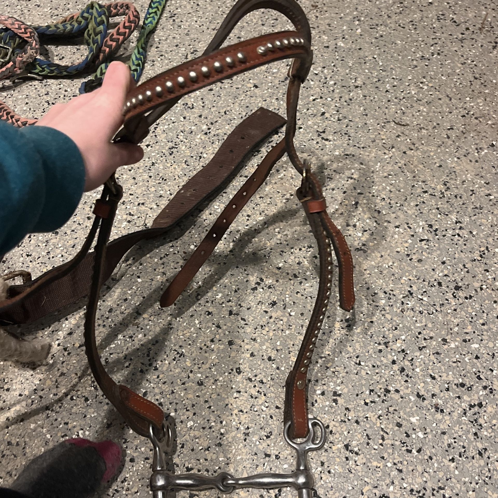 Split Rein Bridle With Snaffle Bit