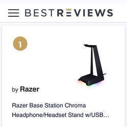 Razer base Station Chroma Headset Stand With USB Hub