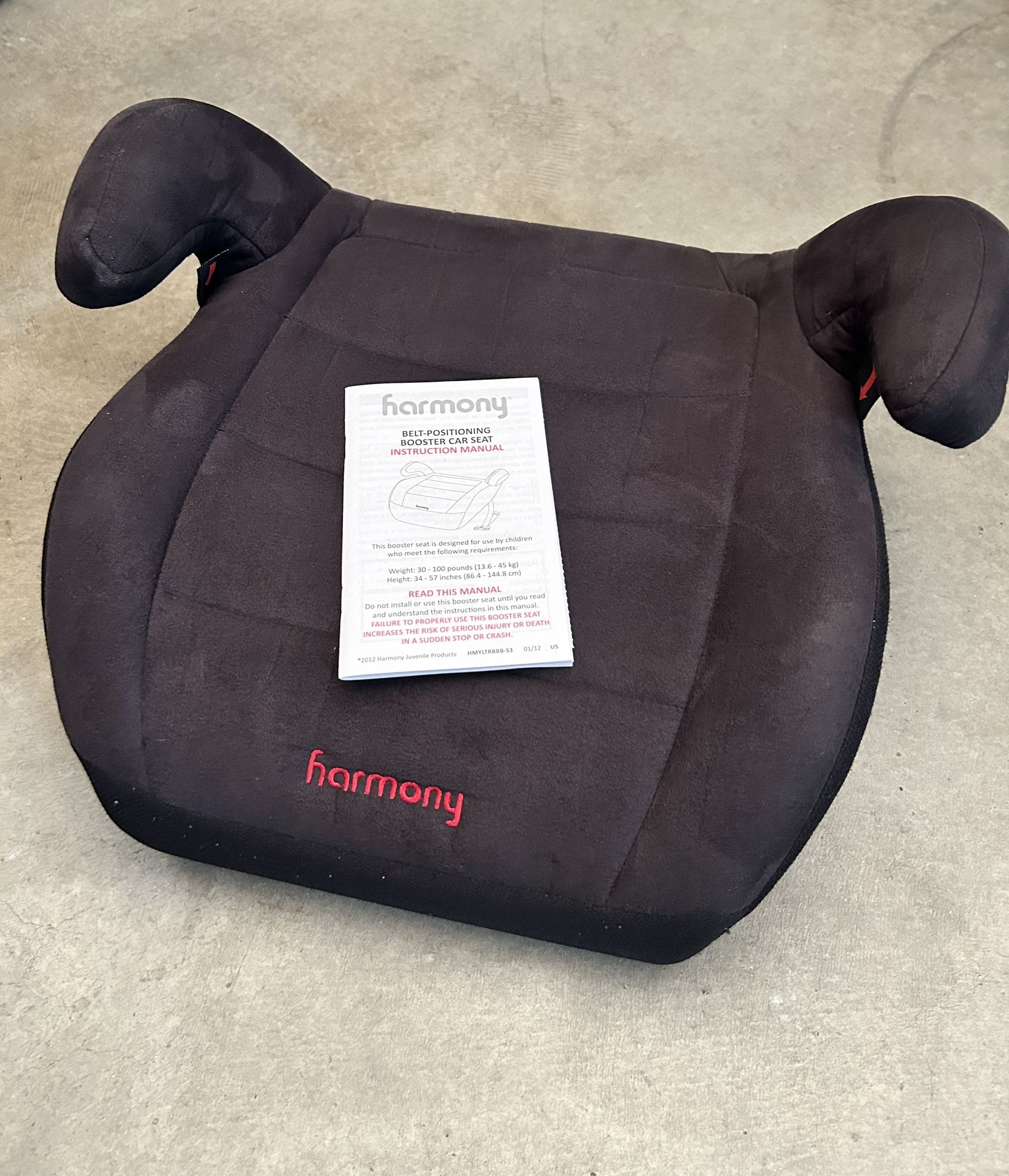Harmony Juvenile Youth Backless Booster Car Seat Black for Sale in Buena Park CA OfferUp