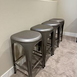 4 Restoration Hardware Remy Stools