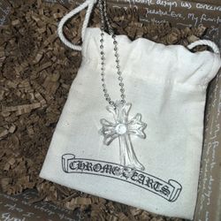 Chrome Hearts Silichrome Silver Beaded Chain