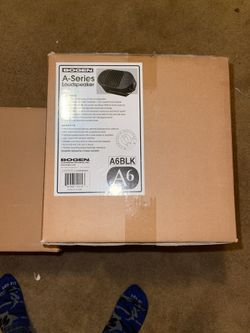 Bogen Brand New Amplifier And 2 Speakers With Audio And Mic Modules