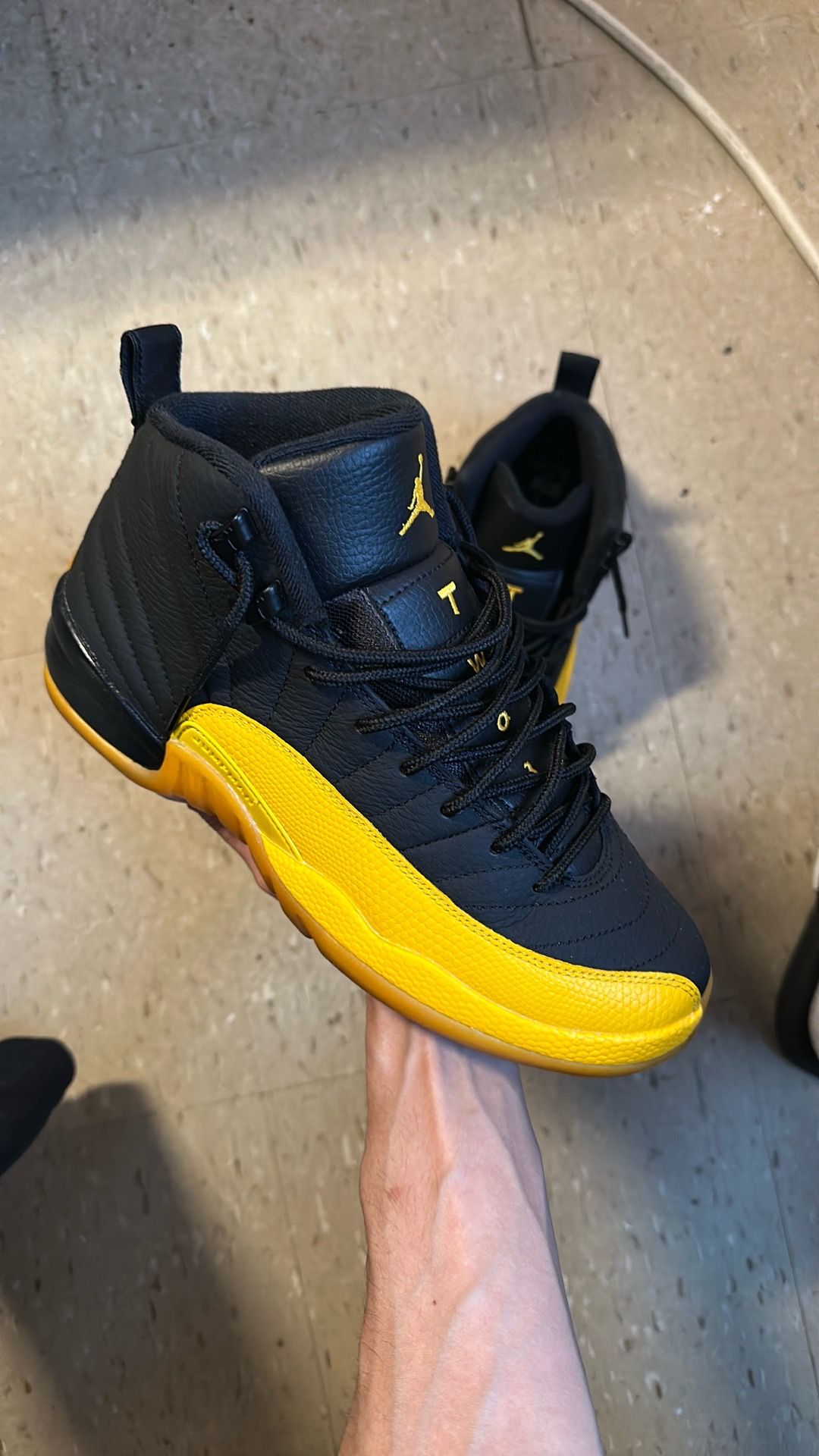 Air Jordan Retro 12s (Black/University Gold) for Sale in  display picture 1