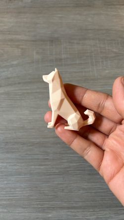 Dog 3D Printed Figurine