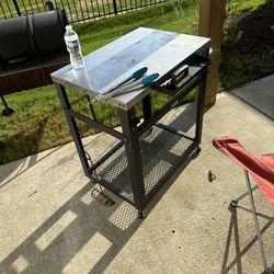 Outdoors Stainless Steel BBQ STAND