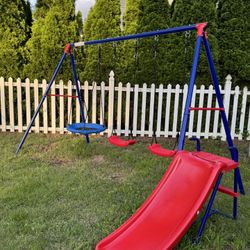 Outdoor Swing, Slide Set