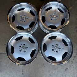 18 inch AMG AERO 2 Monoblock Style Wheels 5x112