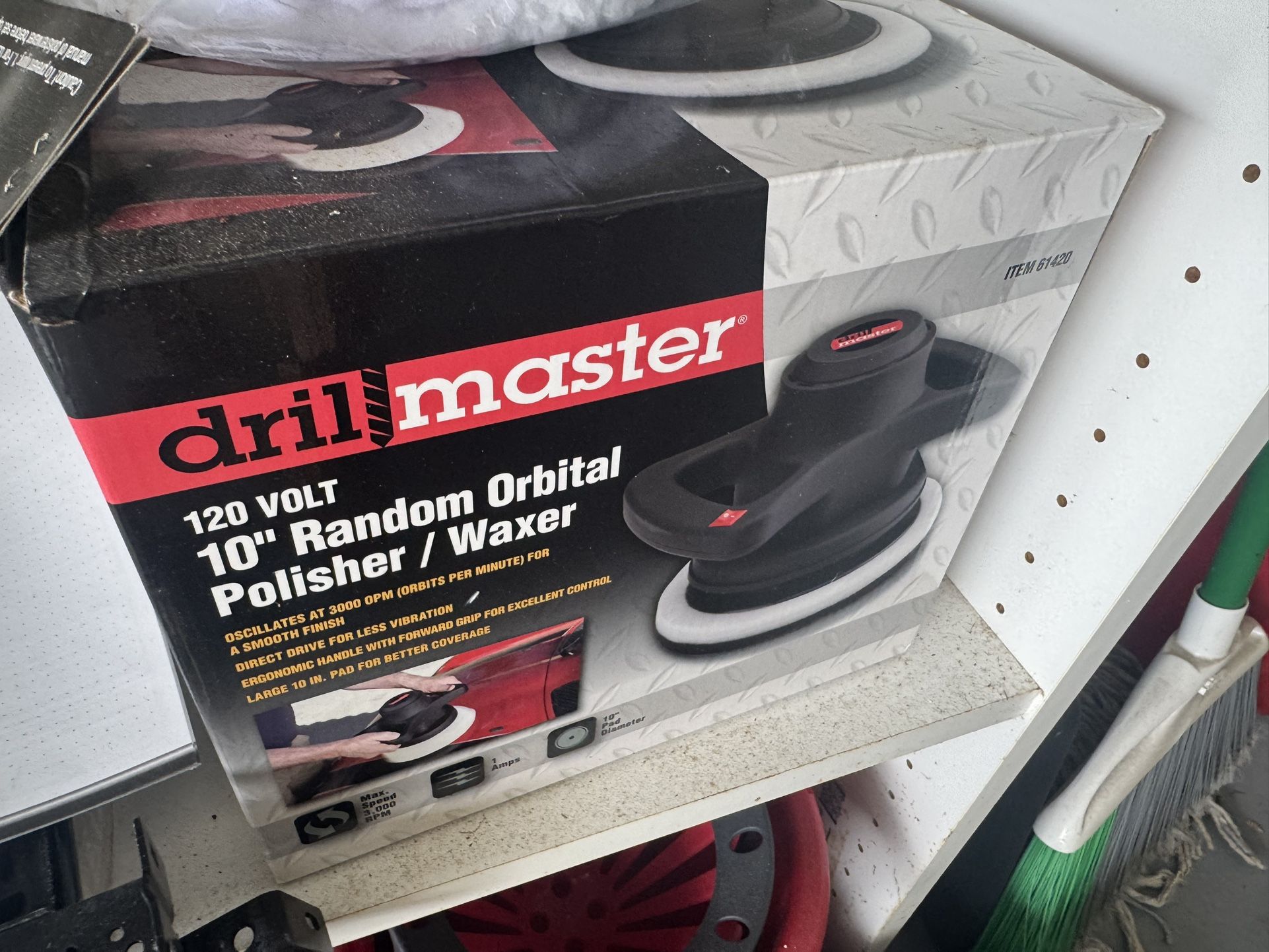 Drill Master 10 Inch Orbital Polisher New In Box