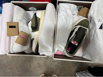 Jordan 1 low Travis Scott medium olive