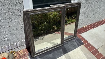 Beveled glass mirrors
