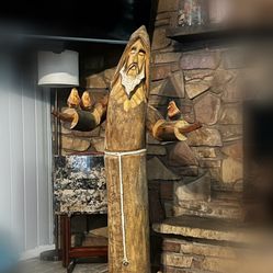 Pete Ortega Folk Artist Rendition Of St Francis