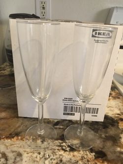 IKEA wine glass new 6nos