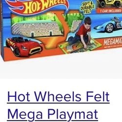 Hot wheels Felt Megamat Soft And Durable Playmat With Car