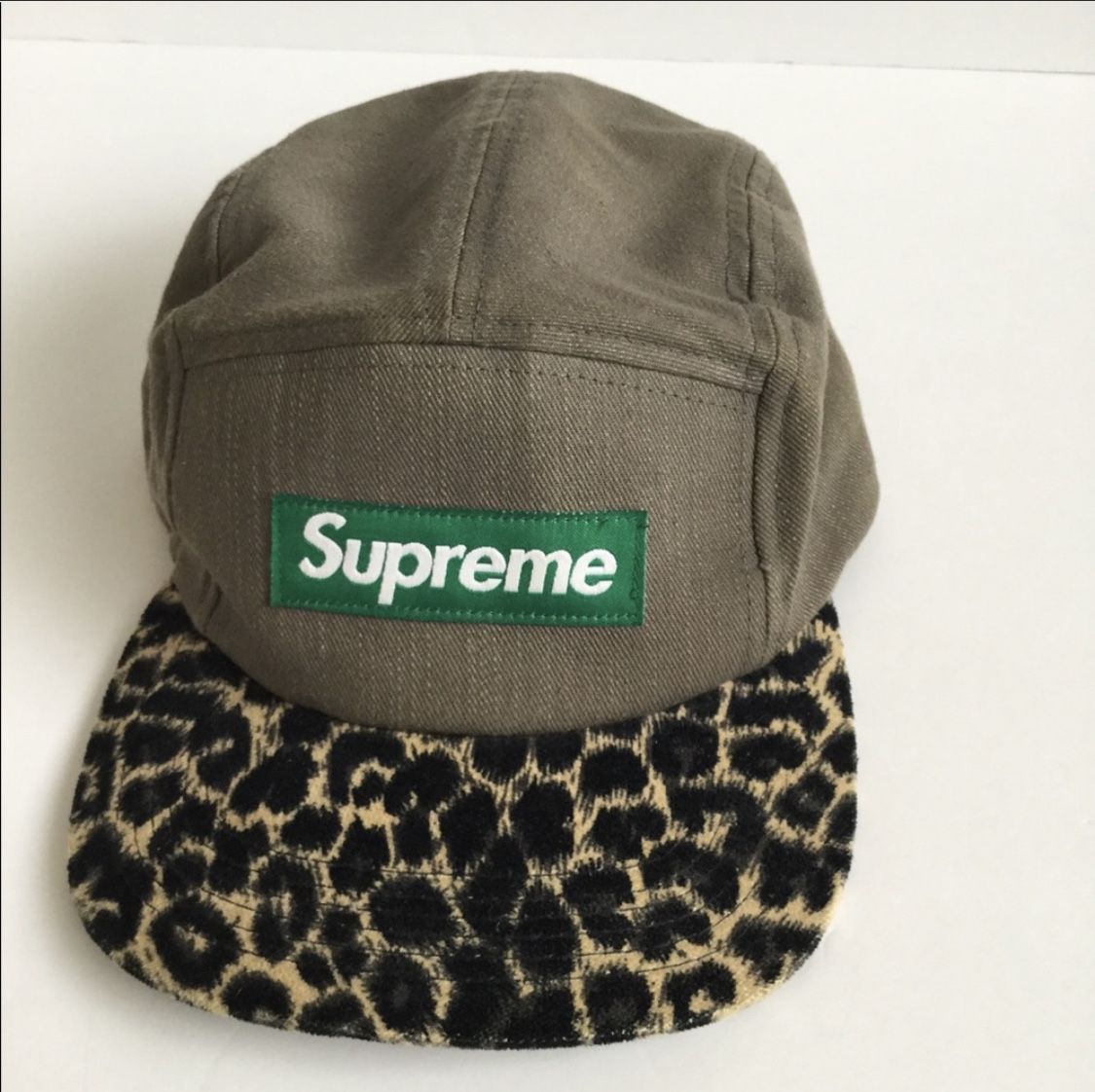Supreme safari camp hat leopard print