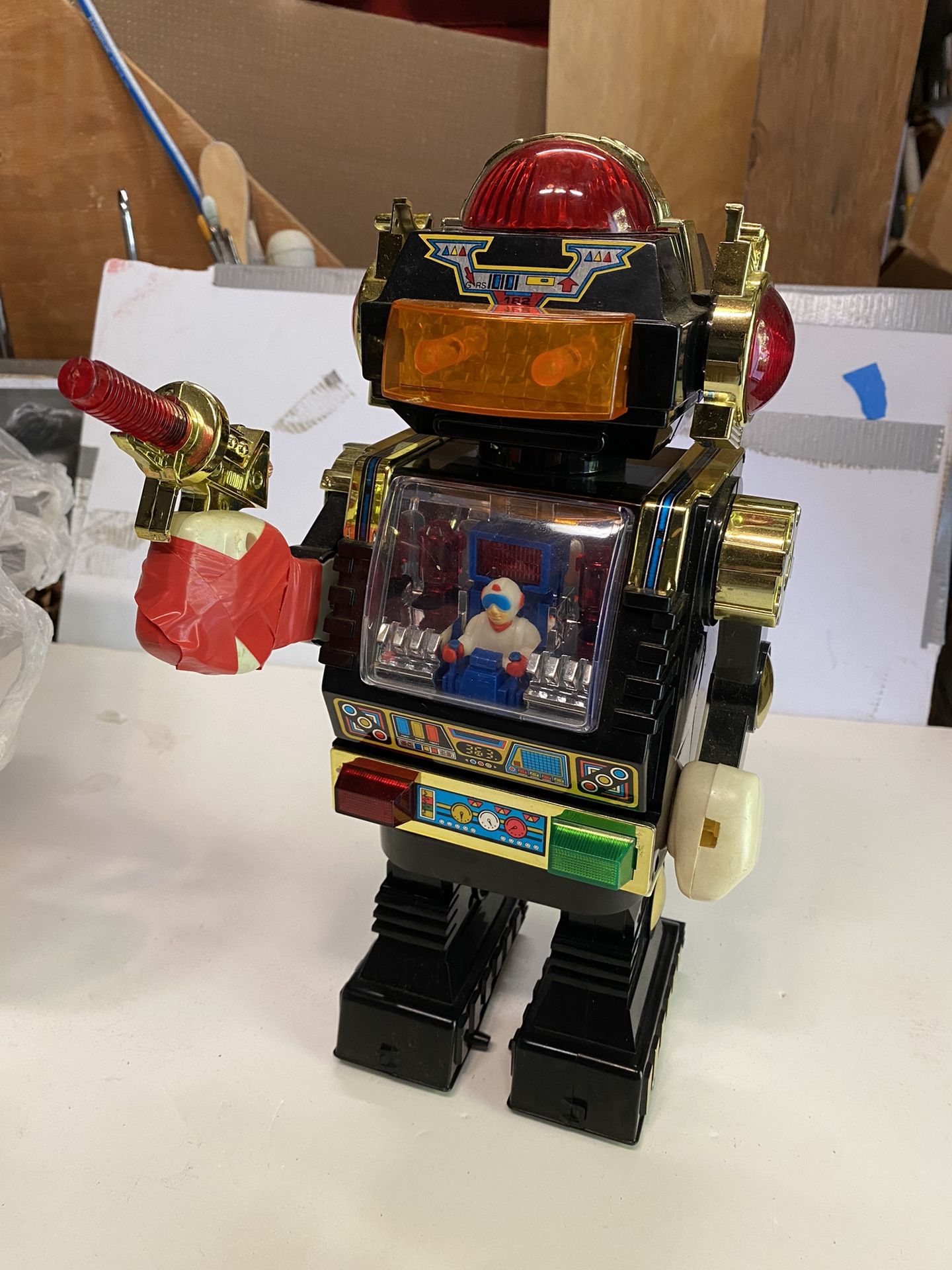 Star Roto Robot Vintage Robot Toy - Tested and Working
