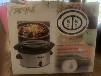 Parini, Kitchen, Parini Dual Compartment Slow Cooker New