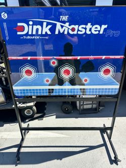 Dink Master Pro Pickleball Rebound Trainer with Rolling Stand