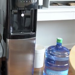 Primo Water Dispenser (Hot And Room Temperature Works Perfect! Not The Cold). Keeps Your 5-gallon Upside! 5-gallon Jug Included For Free!
