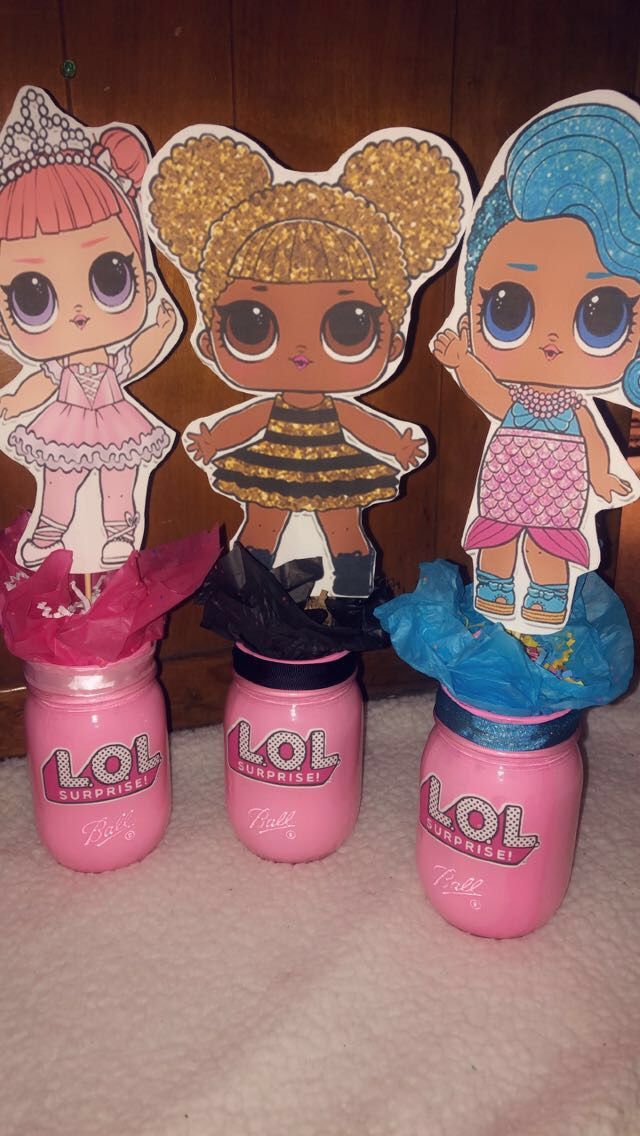 Lol doll centerpieces