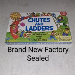 Brand New Factory Sealed Chutes And Ladders 1970's Edition Board Game