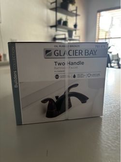 4 IN. Glacier Bay Bronze Bathroom Faucet