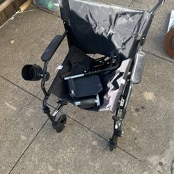 Medline Ultra Lightweight Transport Wheelchair