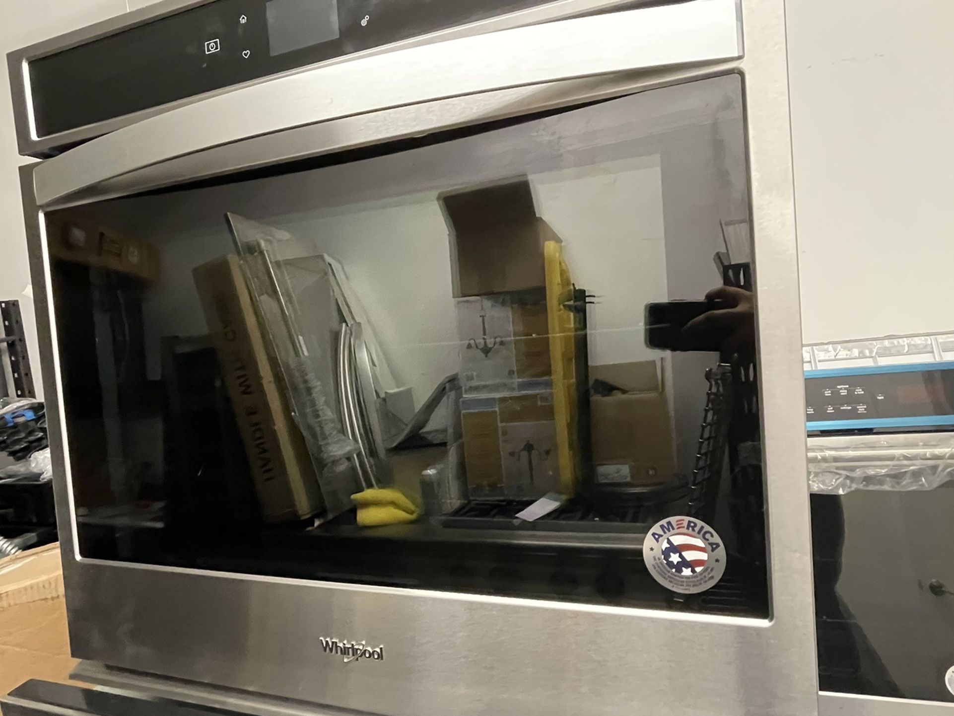 30” Whirlpool Single Wall Oven Electric Stainless Steel