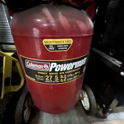 COLEMAN Electric Portable Air Compressor — 27 Gallon