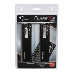 G.Skill Flare X5 Series 32GB (2 x 16GB) DDR5-6000 PC5-48000 CL32 Dual Channel Desktop Memory Kit F5-6000J3238F16GX2-FX5 - Black