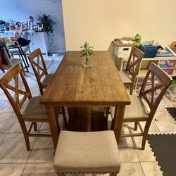 6-piece Counter Height Dining Set