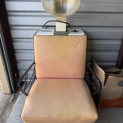 Vintage Retro Salon Chair Hair Dryer Hood – Barbershop / Decor