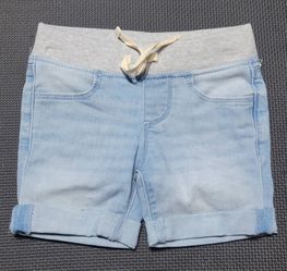 Girls Knit Waistband Denim Shorts $3 (One Available In Size XS 4-5)