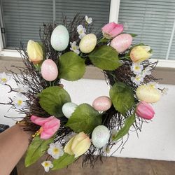 Easter Door Wreath