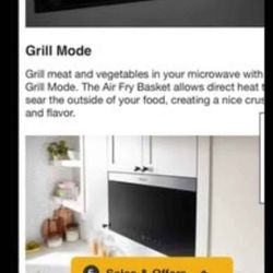New Modern Microwave Hood Combination 