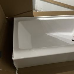 Delta Classic 500 60 in. x 32 in. Alcove Deep Soaking Bathtub with Right Drain in High Gloss White 