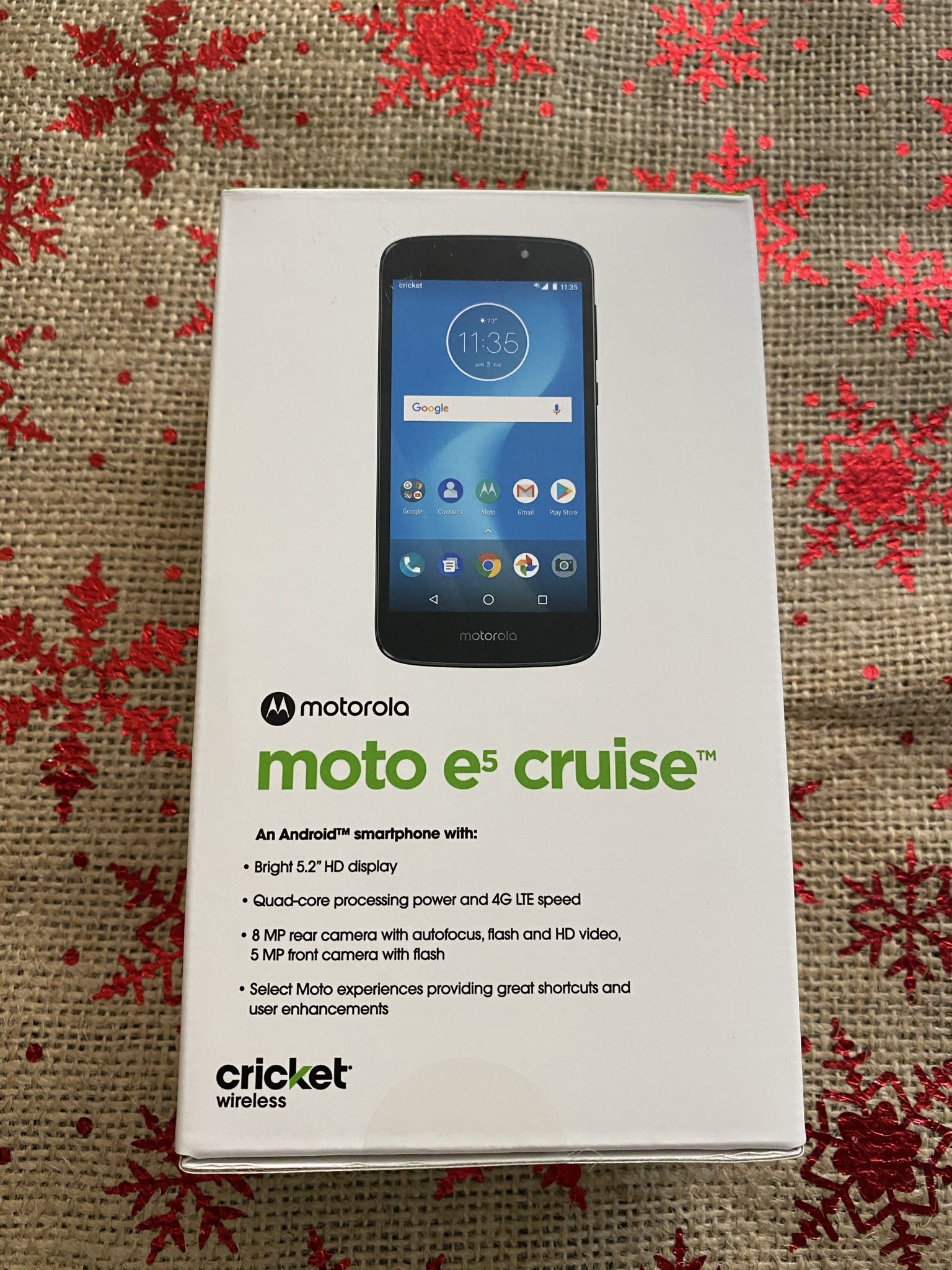 Brand New Motorola E5 Cruise - Cricket Phone - $15