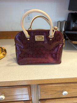 Michael Kors Burgundy Handbag